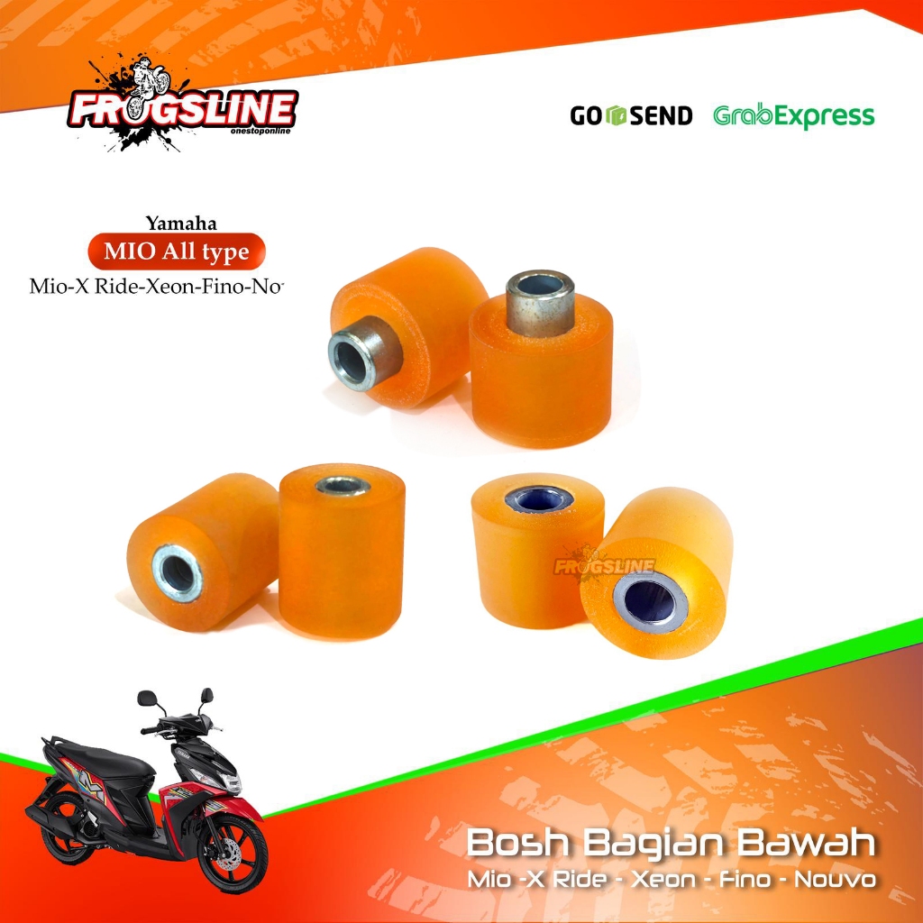 Bosh Arm Mounting Bawah Karet PU PNP Yamaha Mio,X Ride, Xeon, Fino, Nouvo
