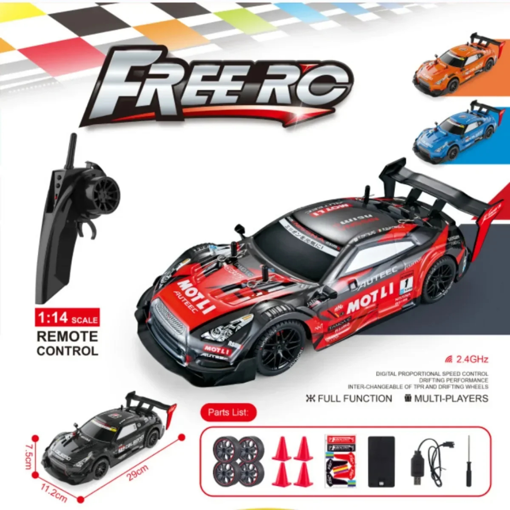 Mainan RC Drift Racing Car 4WD Drift Rc Skala 1:14