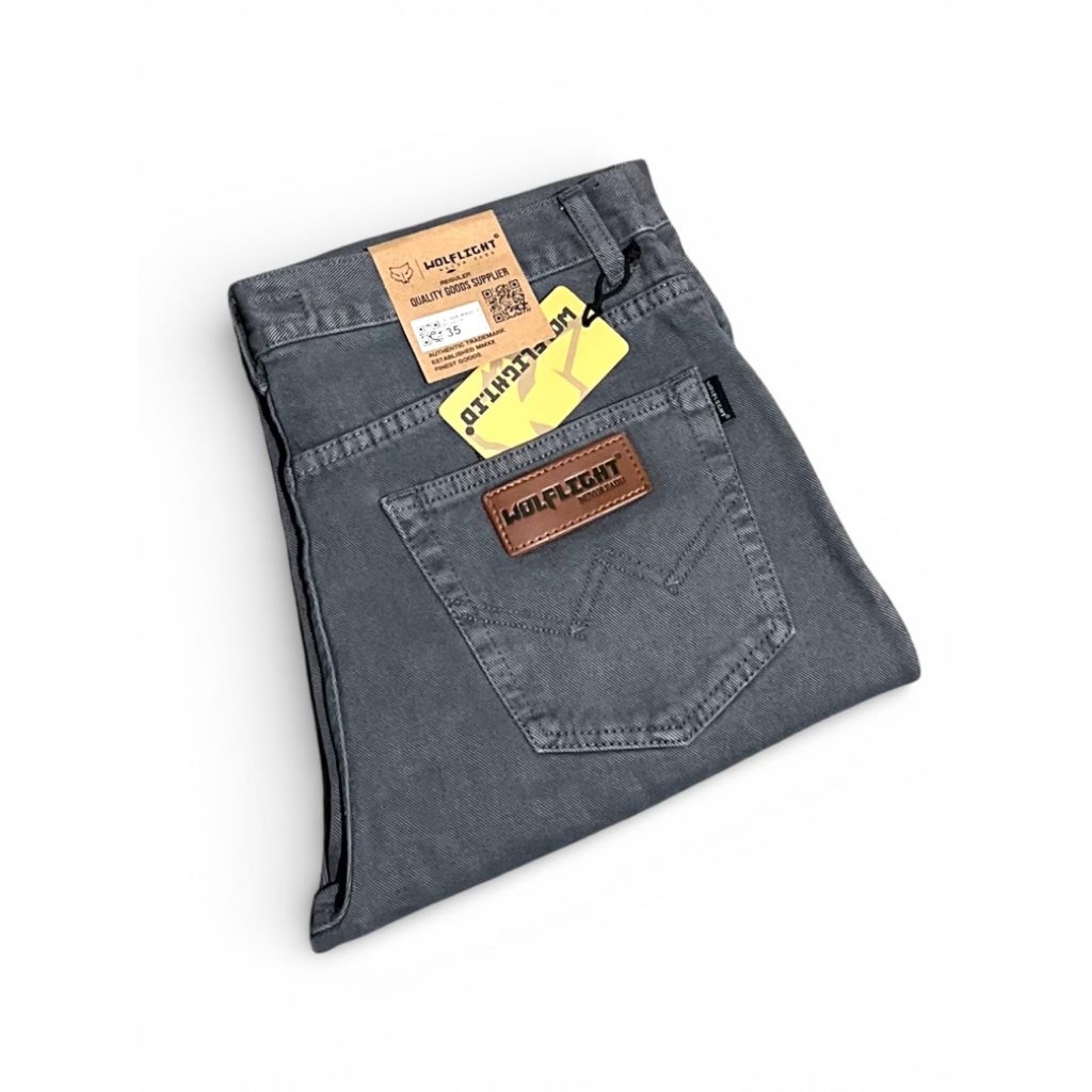 Celana Jeans Pria Panjang Standar WOLFLIGHT – Original Brand Lokal