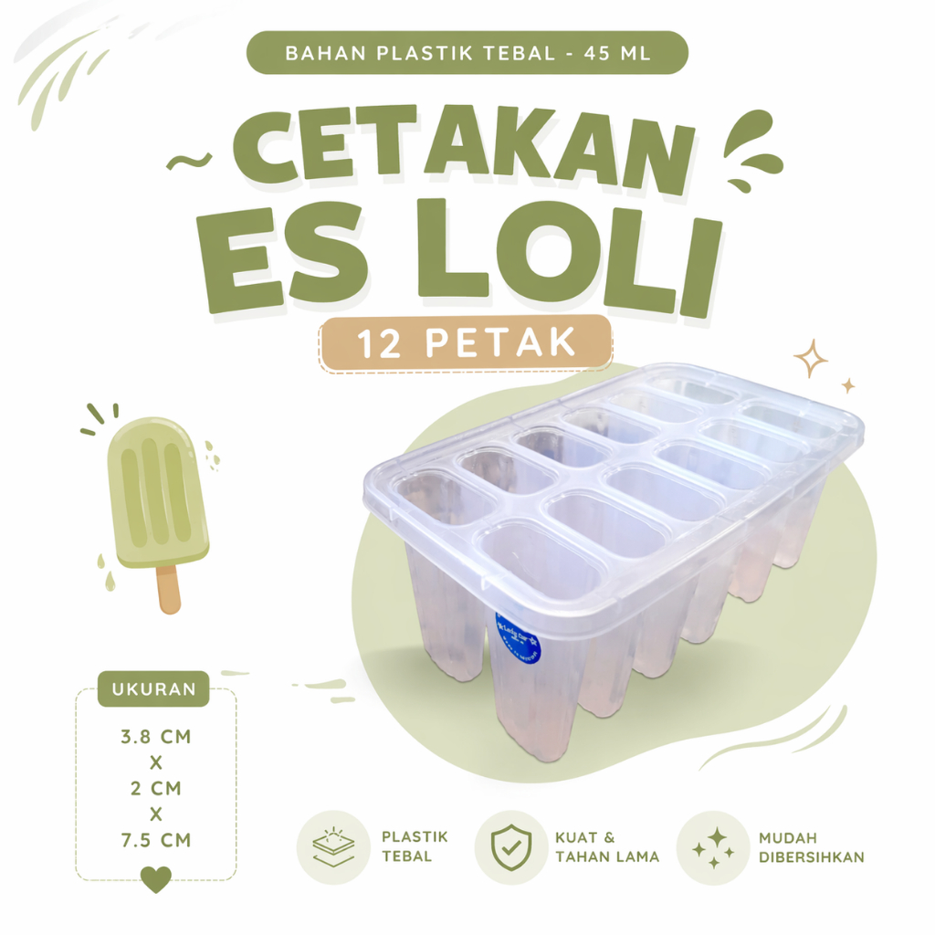 CETAKAN ES KRIM LOLIPOP /  CETAKAN ES STIK PLASTIK / CARI CETAKAN ES KRIM