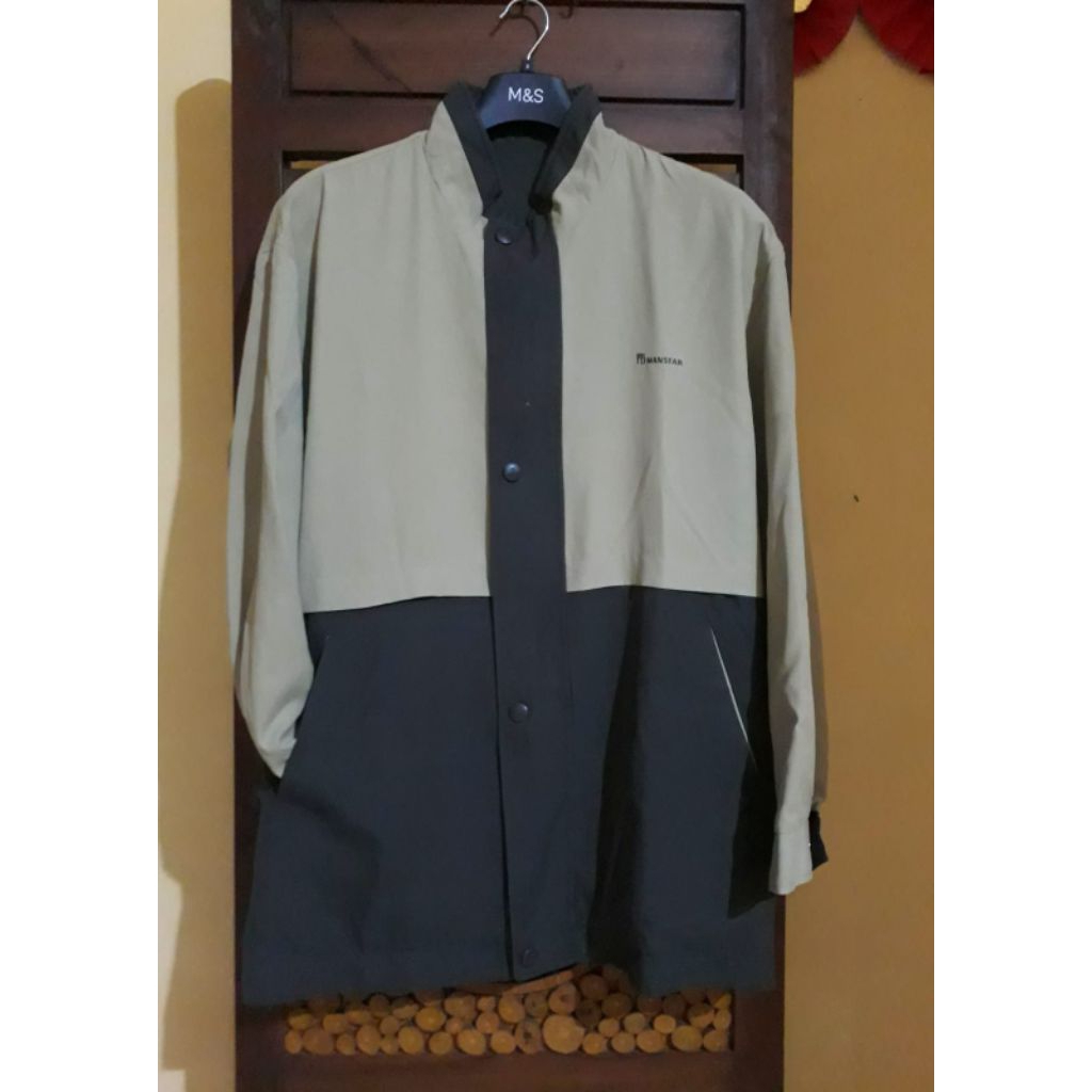 MANSTAR REVERSIBLE JACKET PL GY-EA