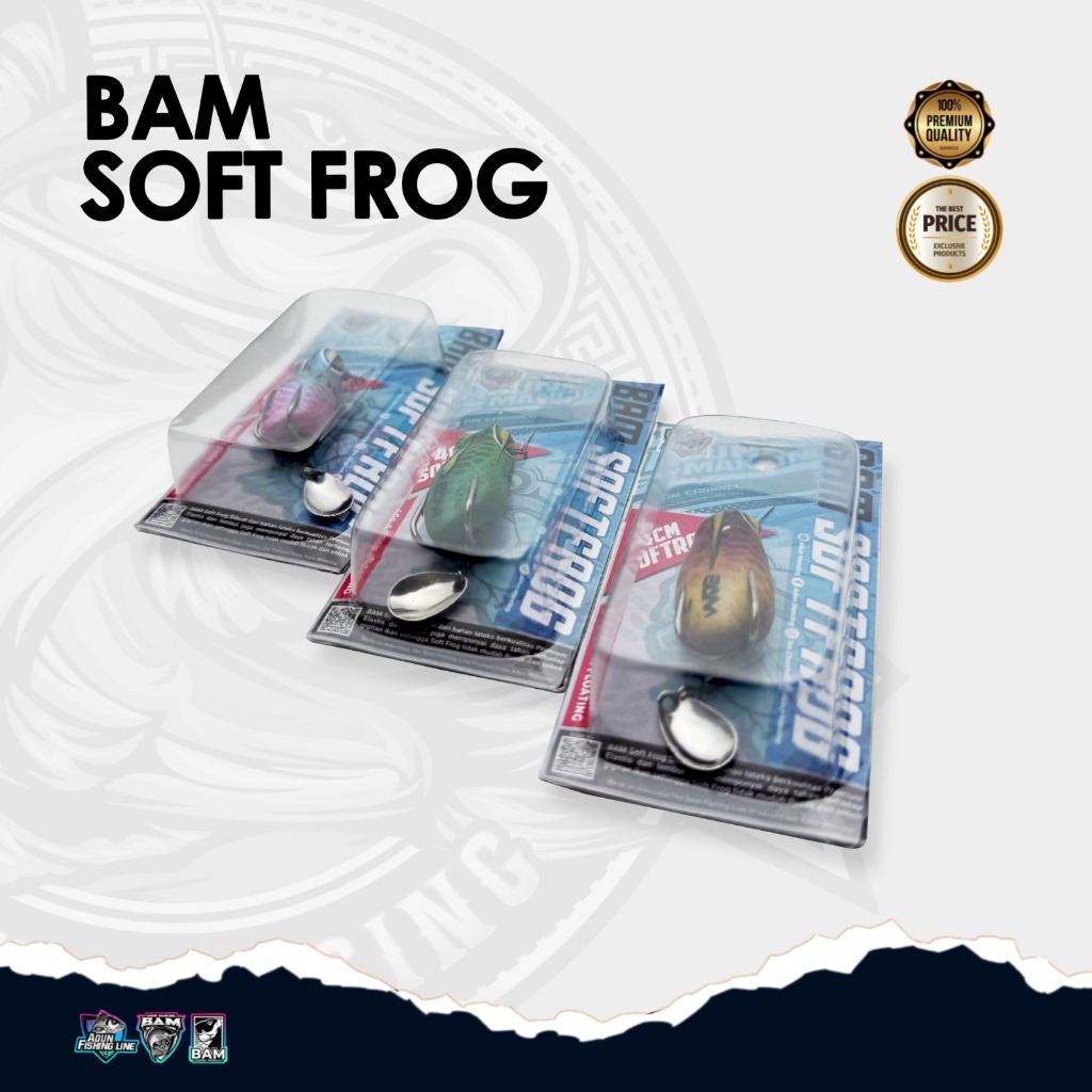 Soft Frog Killer umpan mancing liaran - BAM SOFT FROG action floating lure