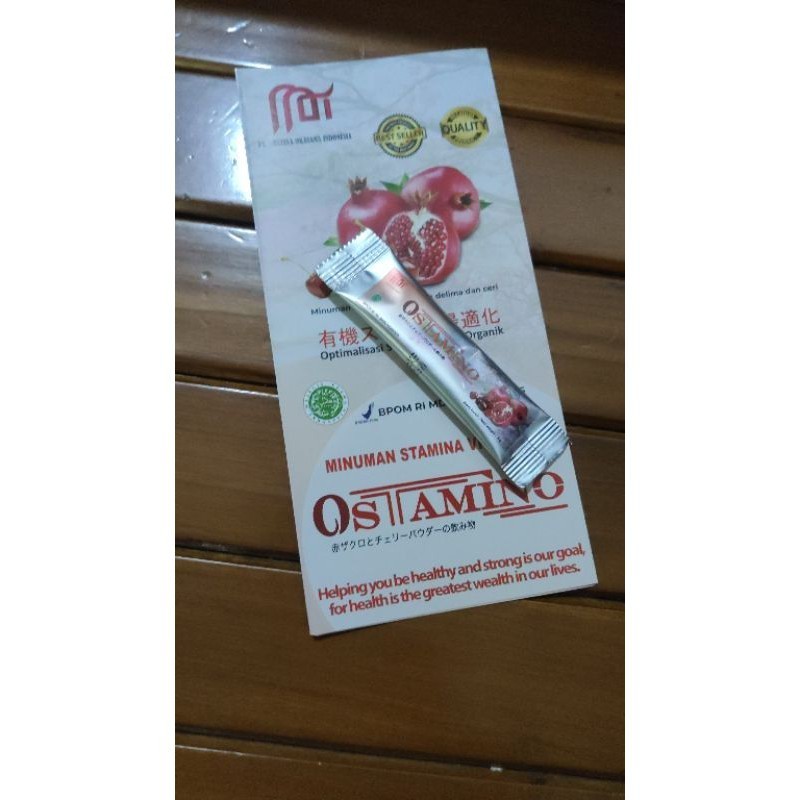 OSTAMINO (1 sachet) Original BPOM Minuman Serbuk Herbal Kesehatan Pria Pemelihara Stamina Vitalitas
