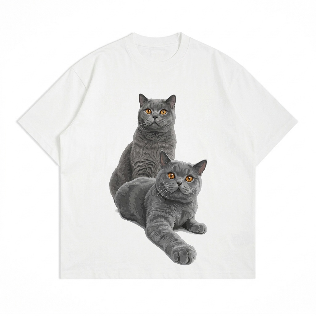 Kaos kucing BSH
