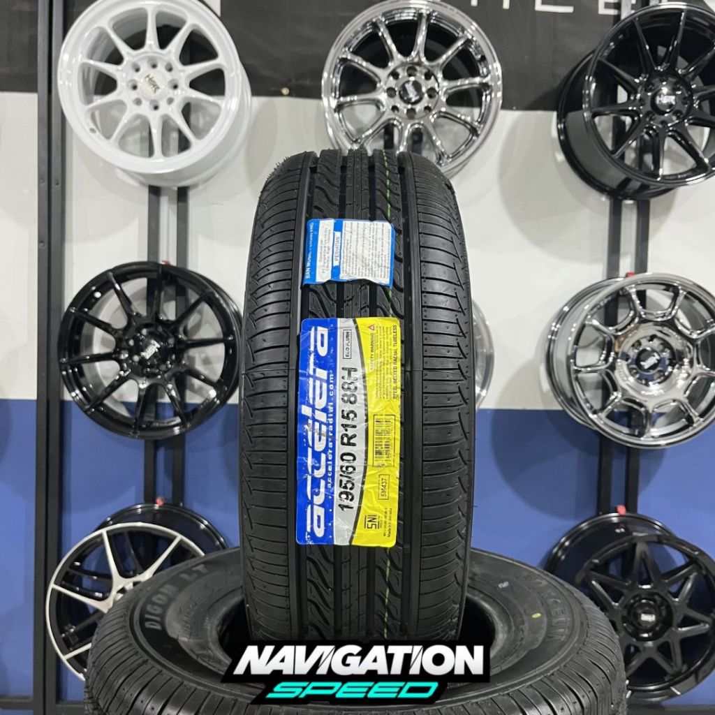 Ban Mobil R15 Ukuran 195 60 Ring 15 Accelera Eco Plus Ban Tubeles 195/60 R15