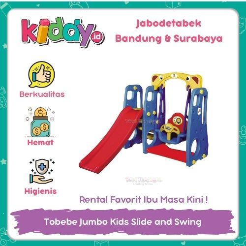 SEWA DI KIDDY.ID - Tobebe Jumbo Kids Slide and Swing