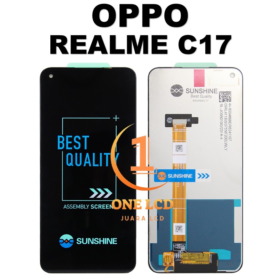 LCD TOUCHSCREEN REALME C17 COMPLETE ORIGINAL 100% FULLSET