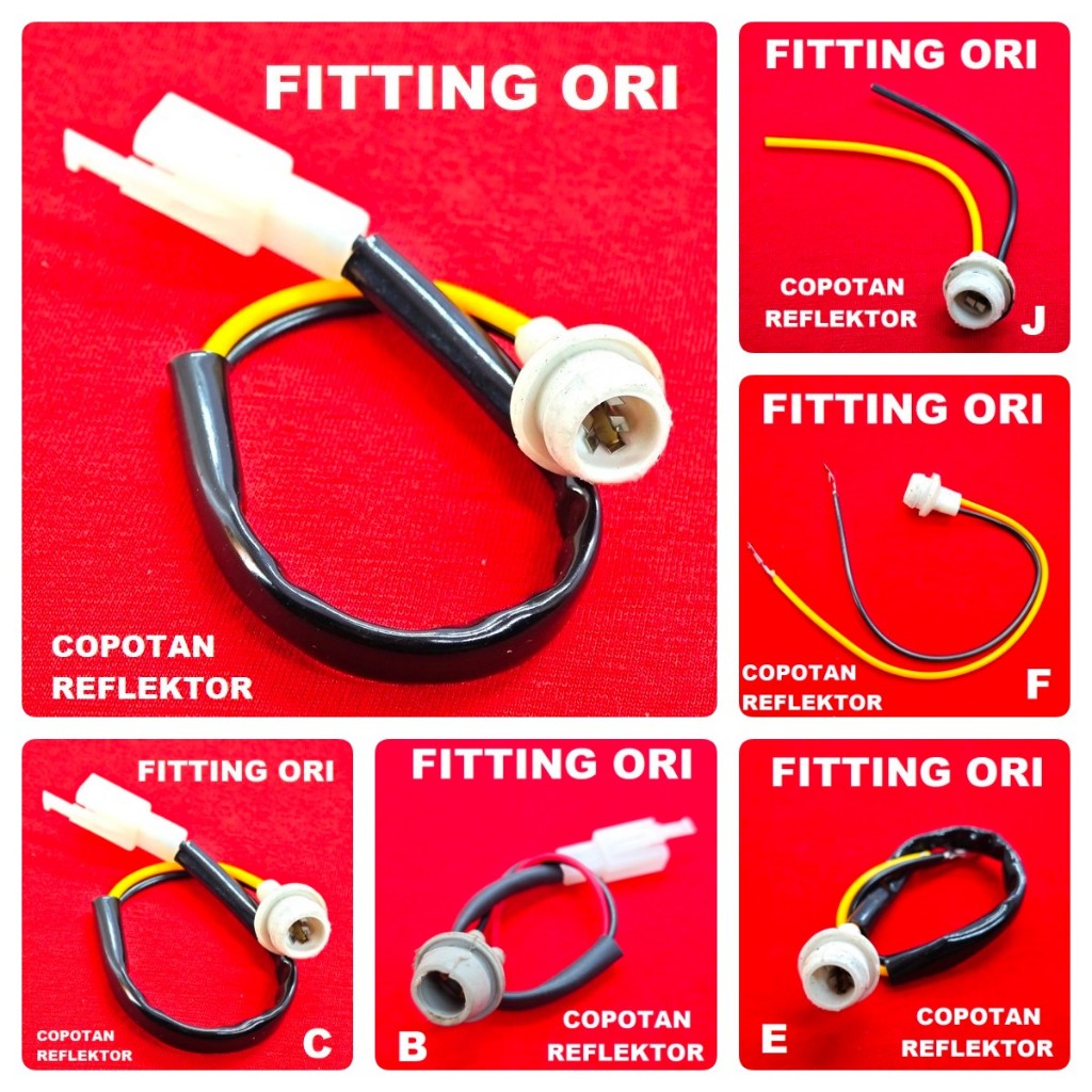 FITTING ORI TANCAP SEIN SEN KOTA SENJA copotan reflektor sein sen kota senja t10 t13 bohlam lampu le
