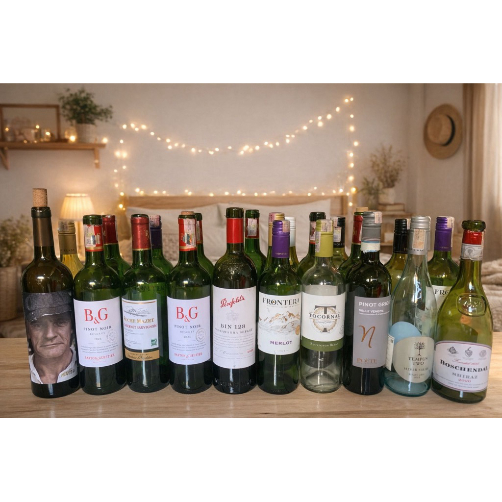 botol kosong wine
