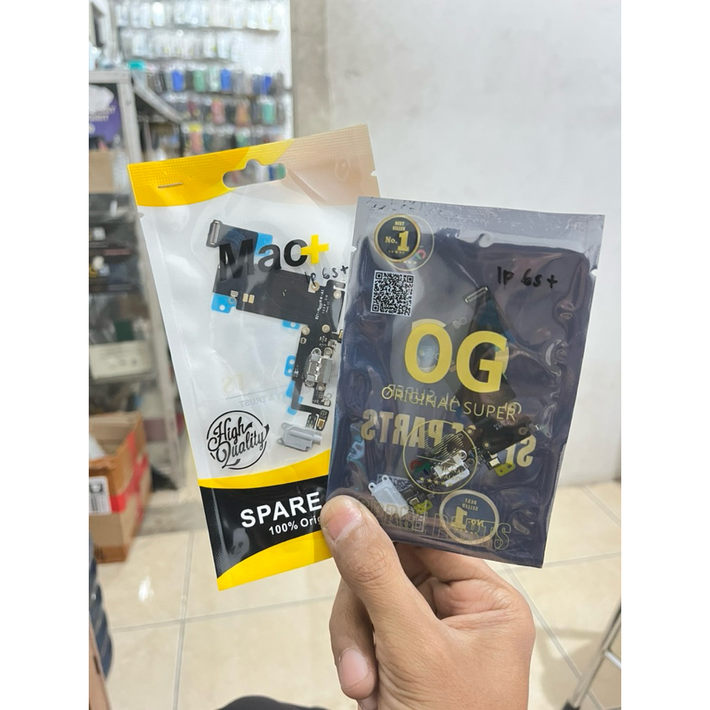 FLEXI CHARGER IPHONE 6s PLUS + IC OG SUPER PAPAN CAS ORIGINAL TERMURAH