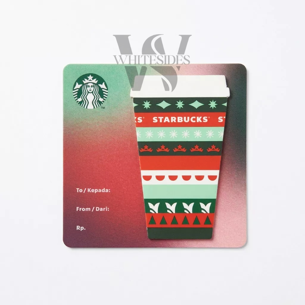 Christmas Cup - Starbucks Whole Bean 250gr gram VIA Instant 12 Sticks 3 Stick Teavana Bags Bag Cards