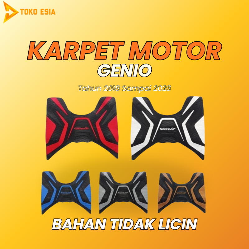 MONSTER - Keset Alas Kaki Motor Genio 2019 - 2023 - Karpet Motor Genio