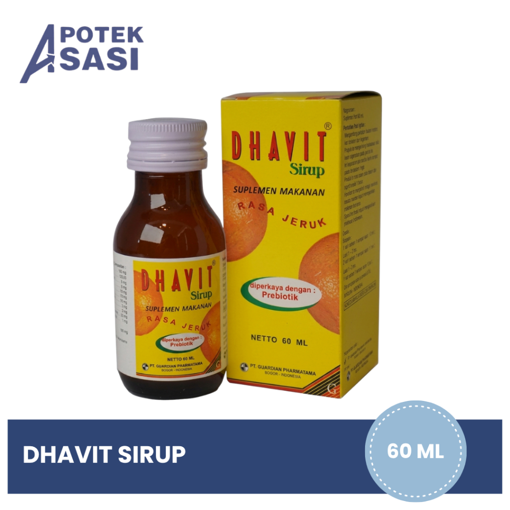 Dhavit Sirup 60 ML - Membantu Meningkatkan Nafsu Makan