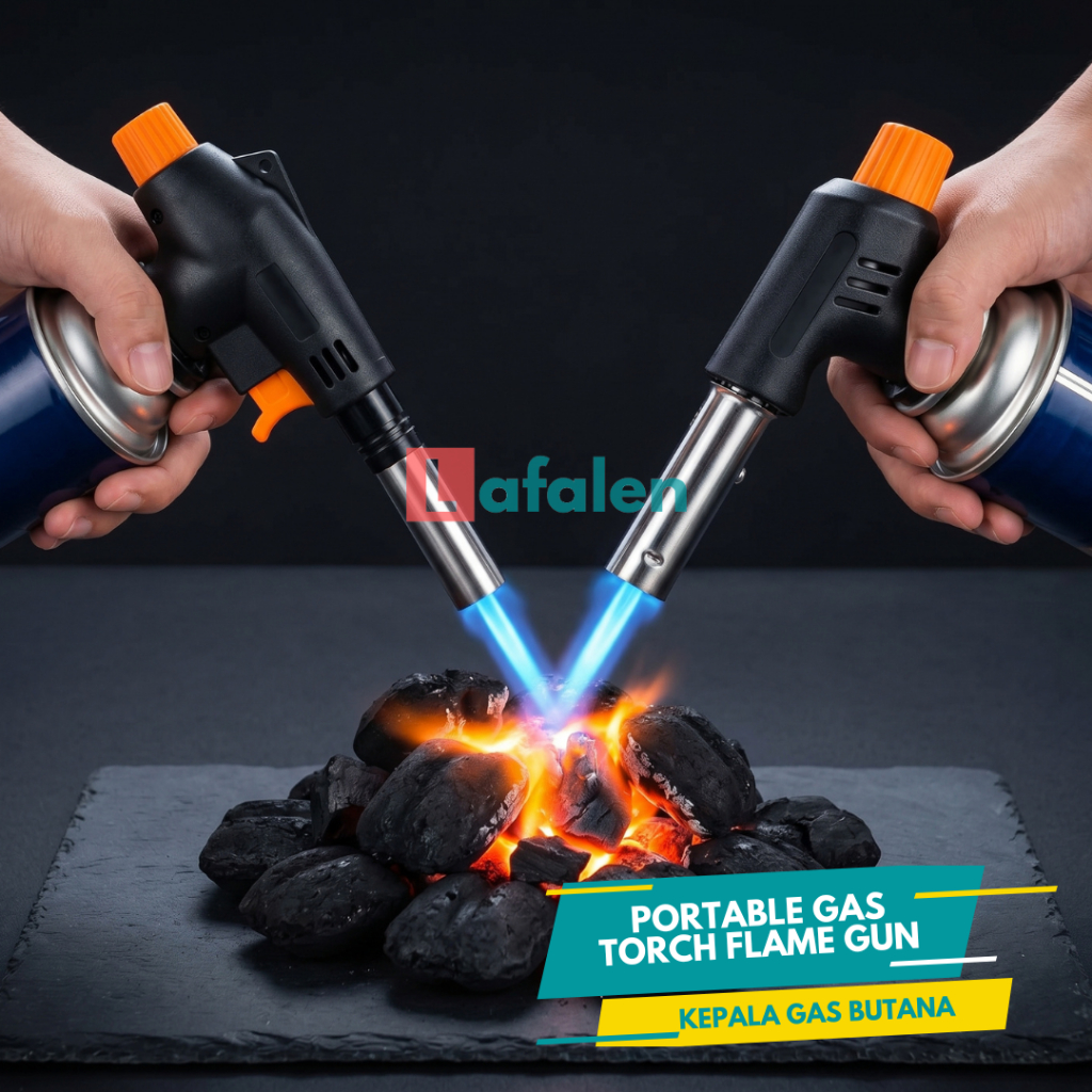 Gas Torch Portable | Kepala Gas Torch | Torch Mentai Kepala Gas Butane Flame - Lafalen