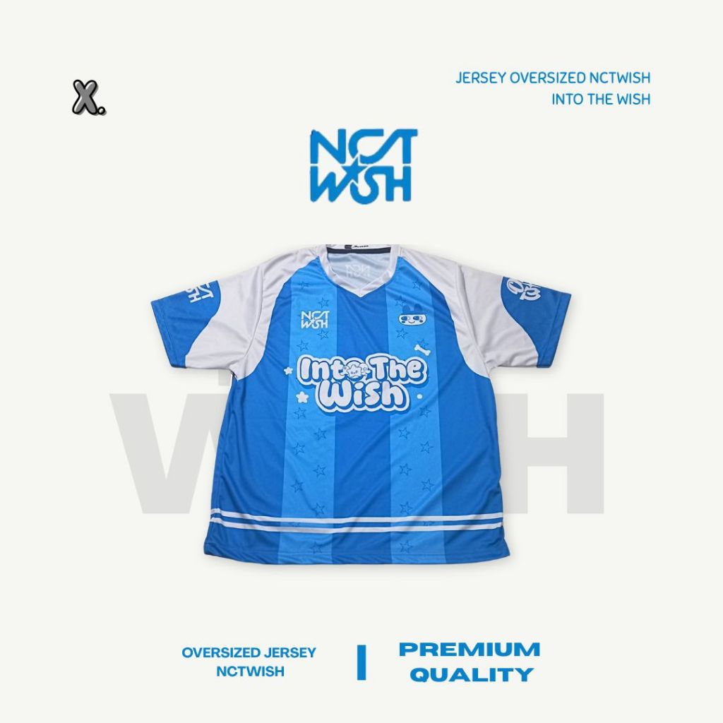 Jersey Kaos NCT WISH INTO THE WISH Oversize Unisex Edition
