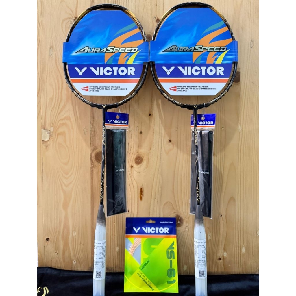 RAKET Victor Auraspeed panther 100% original