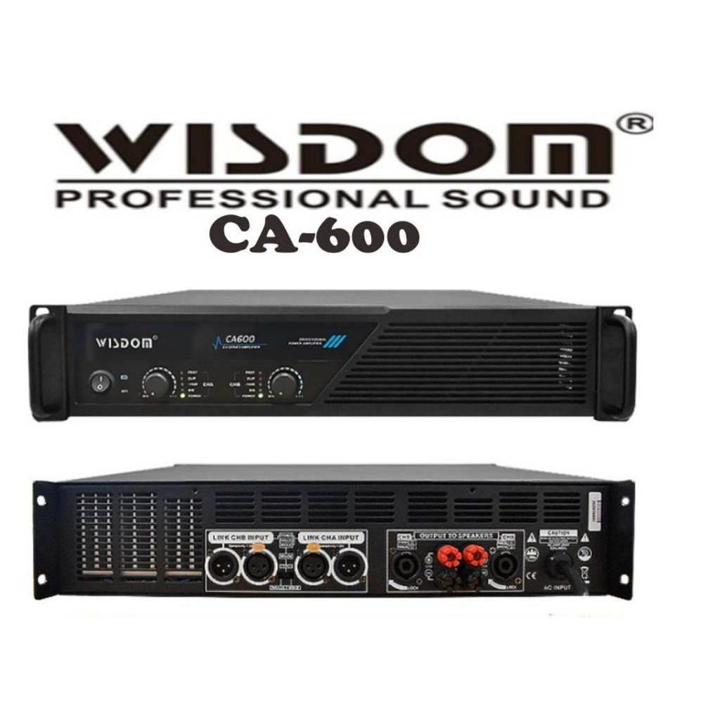Power Amplifier Wisdom CA-600 / CA-800 / CA-1000 -Original - CA600 / CA800 / CA1000