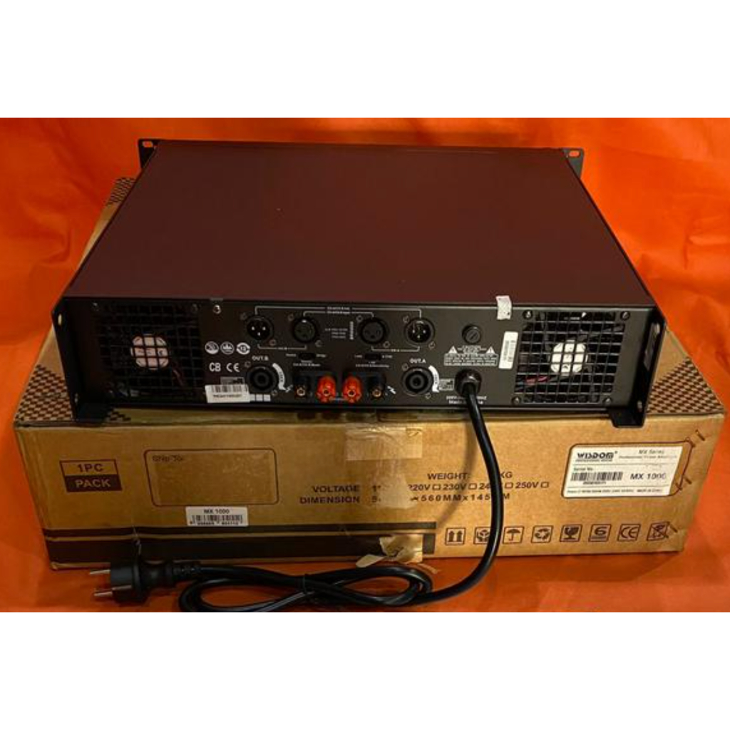POWER AMPLIFIER WISDOM MX-800 / MX-1000 / MX-1200 – ORIGINAL – MX800 / MX1000 / MX1200