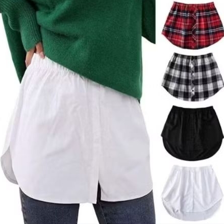 ROK SAMBUNG PALSU PEMANJANG BAJU TAMBAHAN SKIRT EXTENDER