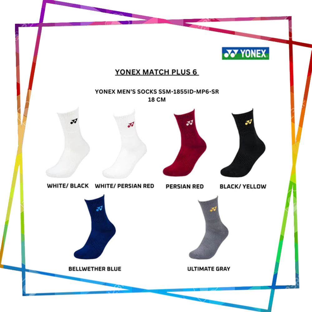 Kaos Kaki Badminton Pria YONEX 18 Cm 100% Original