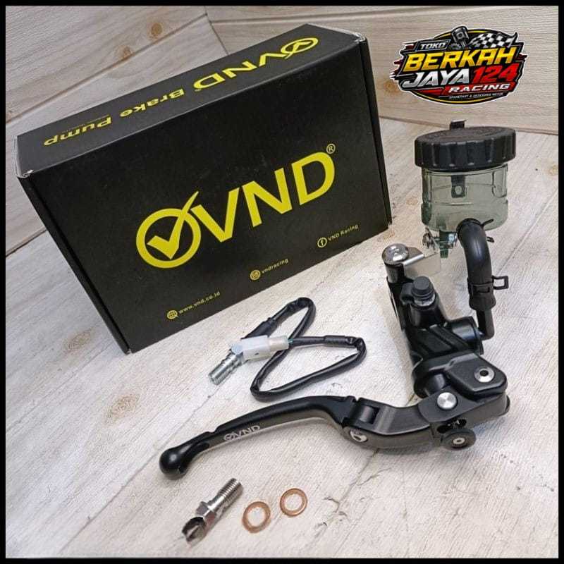 MASTER REM KANAN RADIAL VND AK111 Tabung SMOKE 14mm UNIVERSAL SEMUA MOTOR