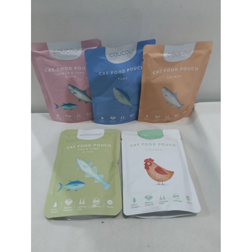 coucou pouch 85g / wet food / makanan kucing