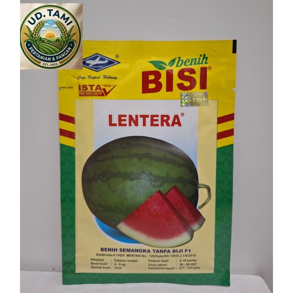 Benih Semangka Non Biji Lentera isi 20 Gram