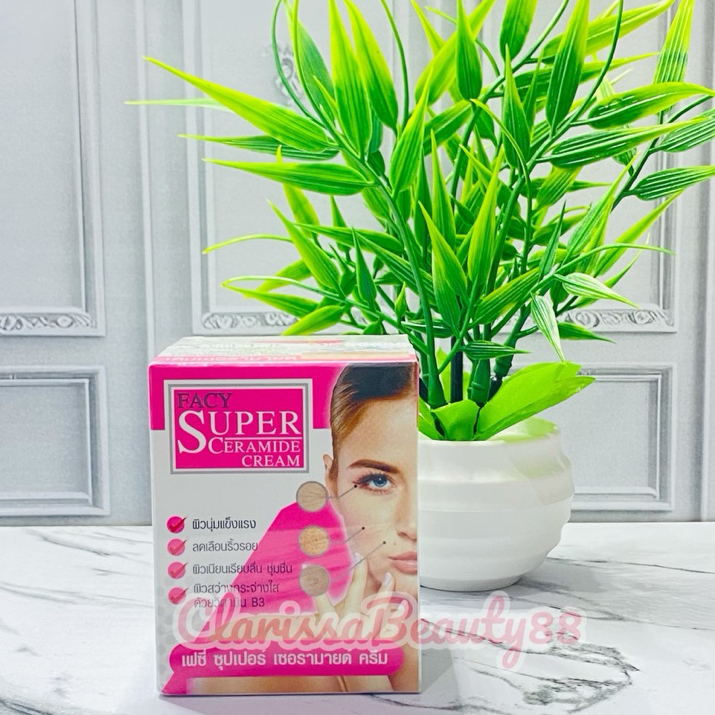 FACY SUPER CERAMIDE CREAM ORIGINAL THAILAND / CREAM KERUTAN / CREAM PEREMEJAAN / PENCERAH WAJAH