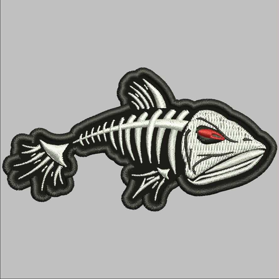 PATCH IKAN BORDIR LOGO EMBLEM EMBROIDERY RBC