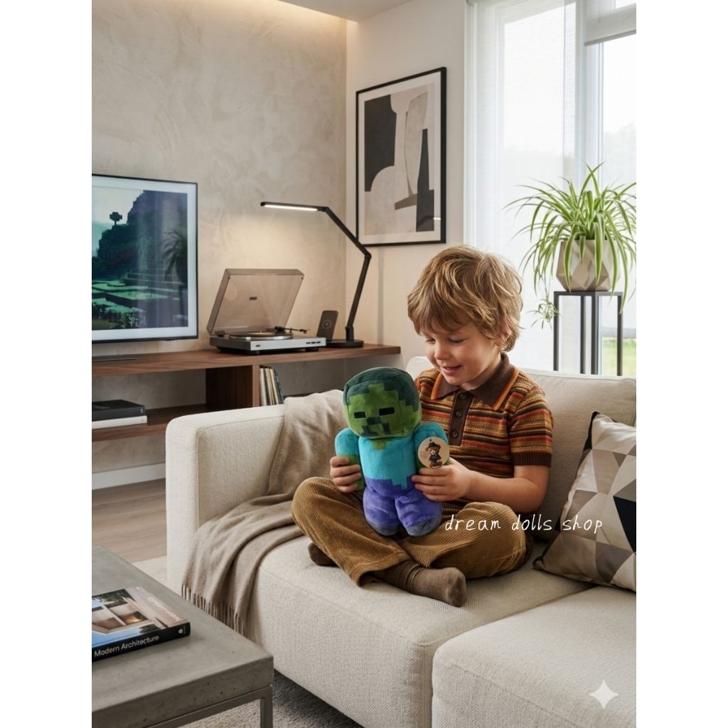 boneka minecraft zombie