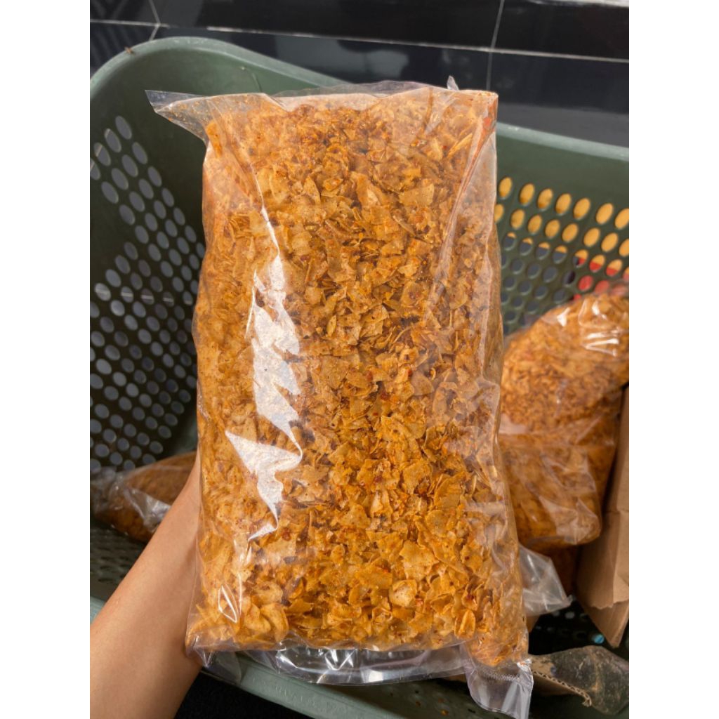 1KG Remukan kripik cimoring enak gurih renyah / Asli Banjarnegara Produksi Tangan Pertama