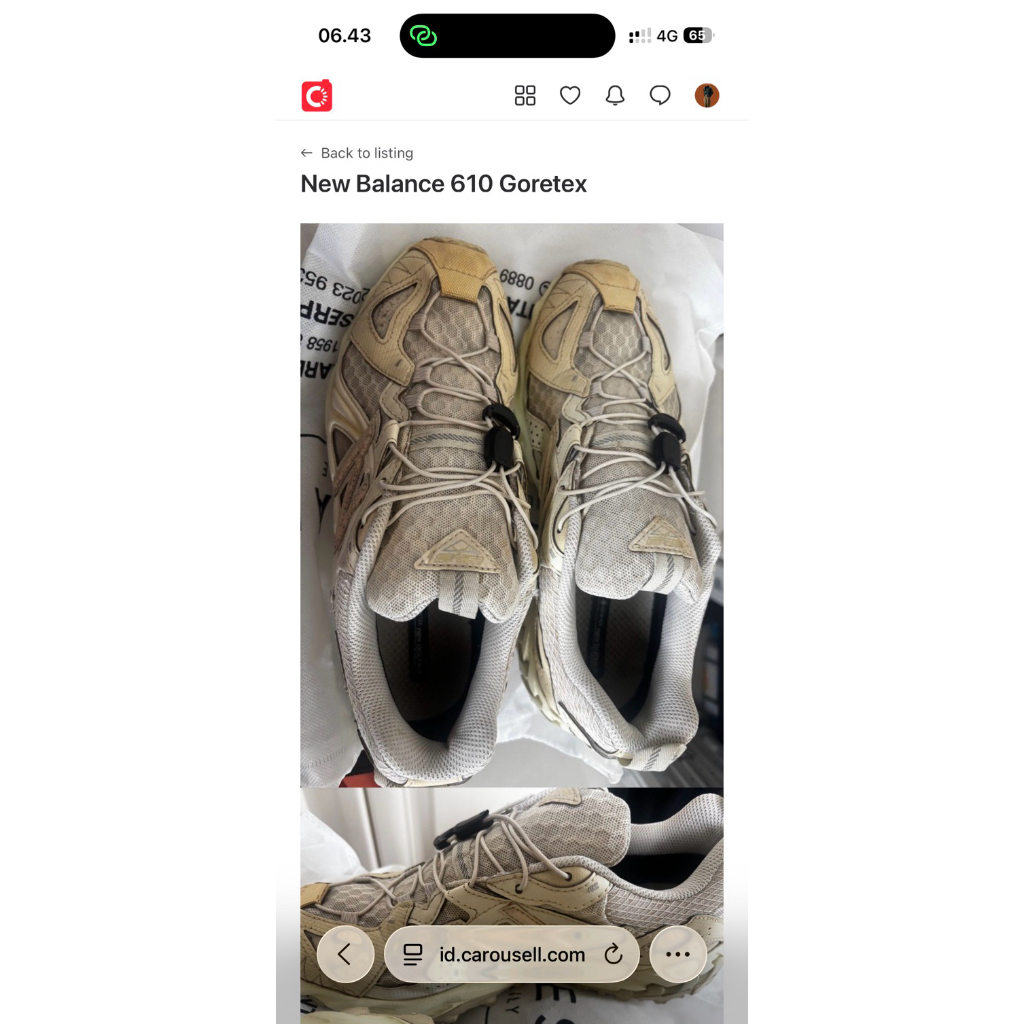 new balance 610 carousell