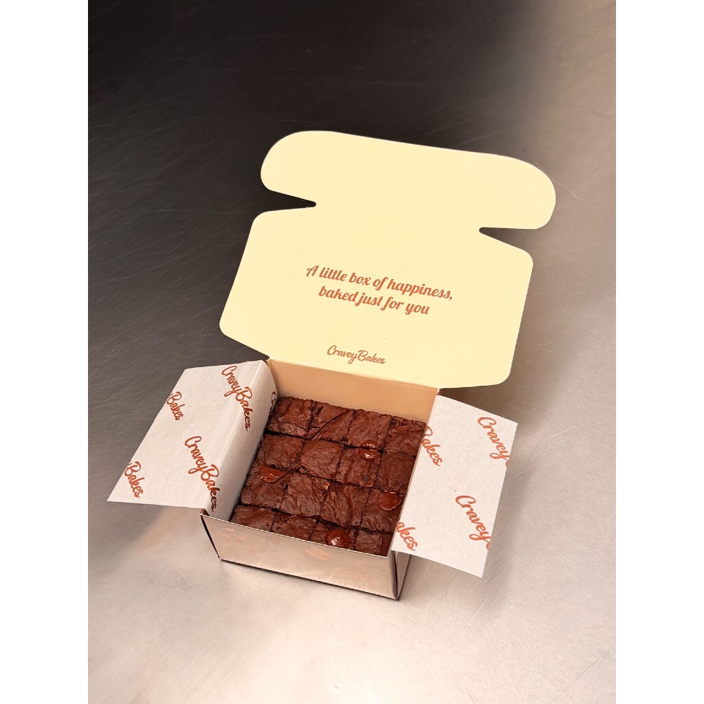 Fudgy Brownies CraveyBakes by Savira Malik - Brownies Cake - Kue Brownis