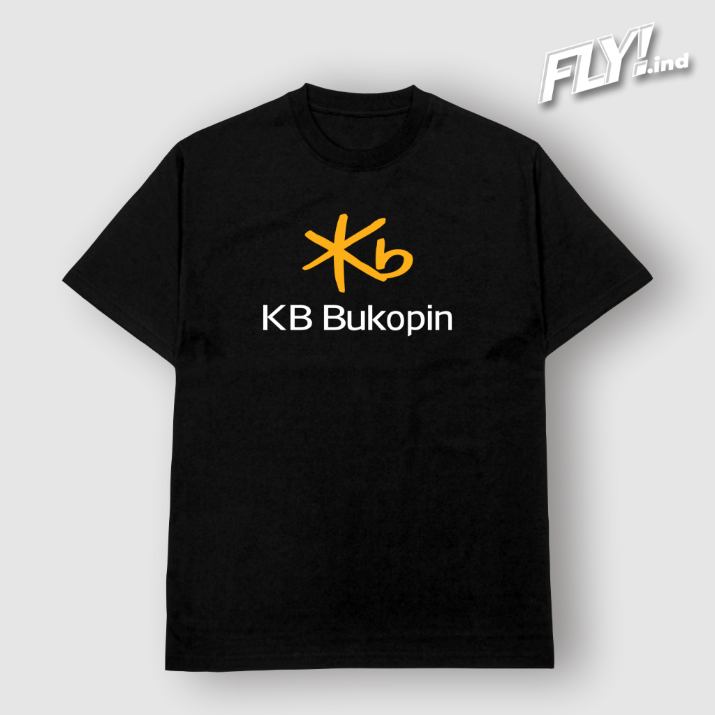 T-shirts Kaos Baju Logo KB Bukopin T-shirts Kaos Perusahaan Kaos Distro