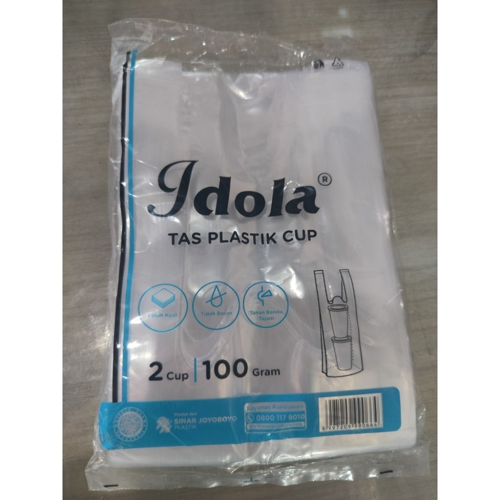 Tas Plastik Cup merk idola