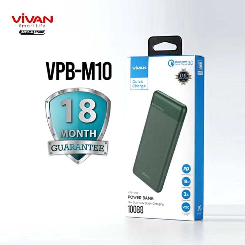 Power Bank Vivan Portable 10000 mAh [Az]