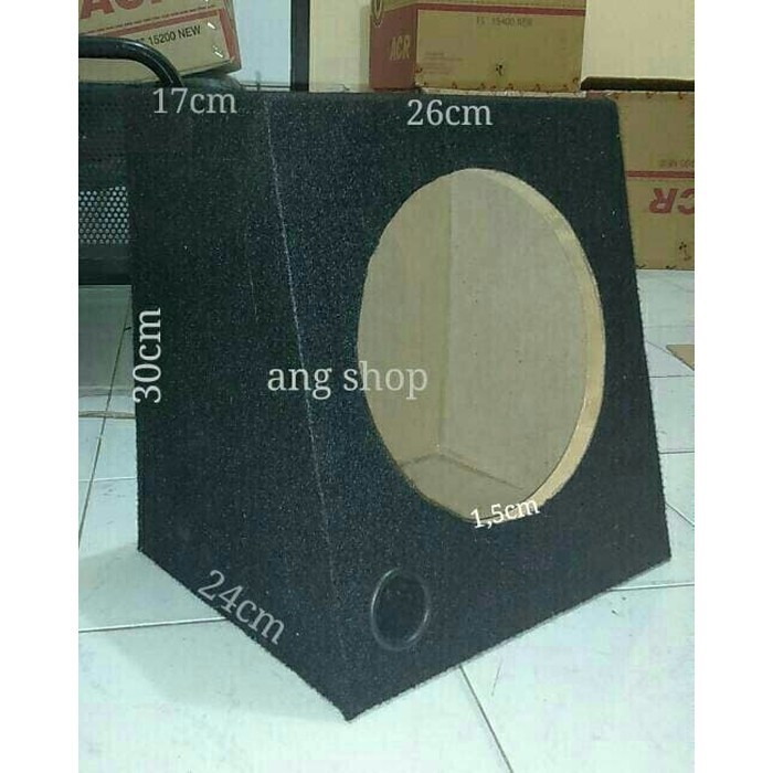 Box Speaker 8 Inch Kotak Speaker 8"+ Grill + Terminal + Sekrup