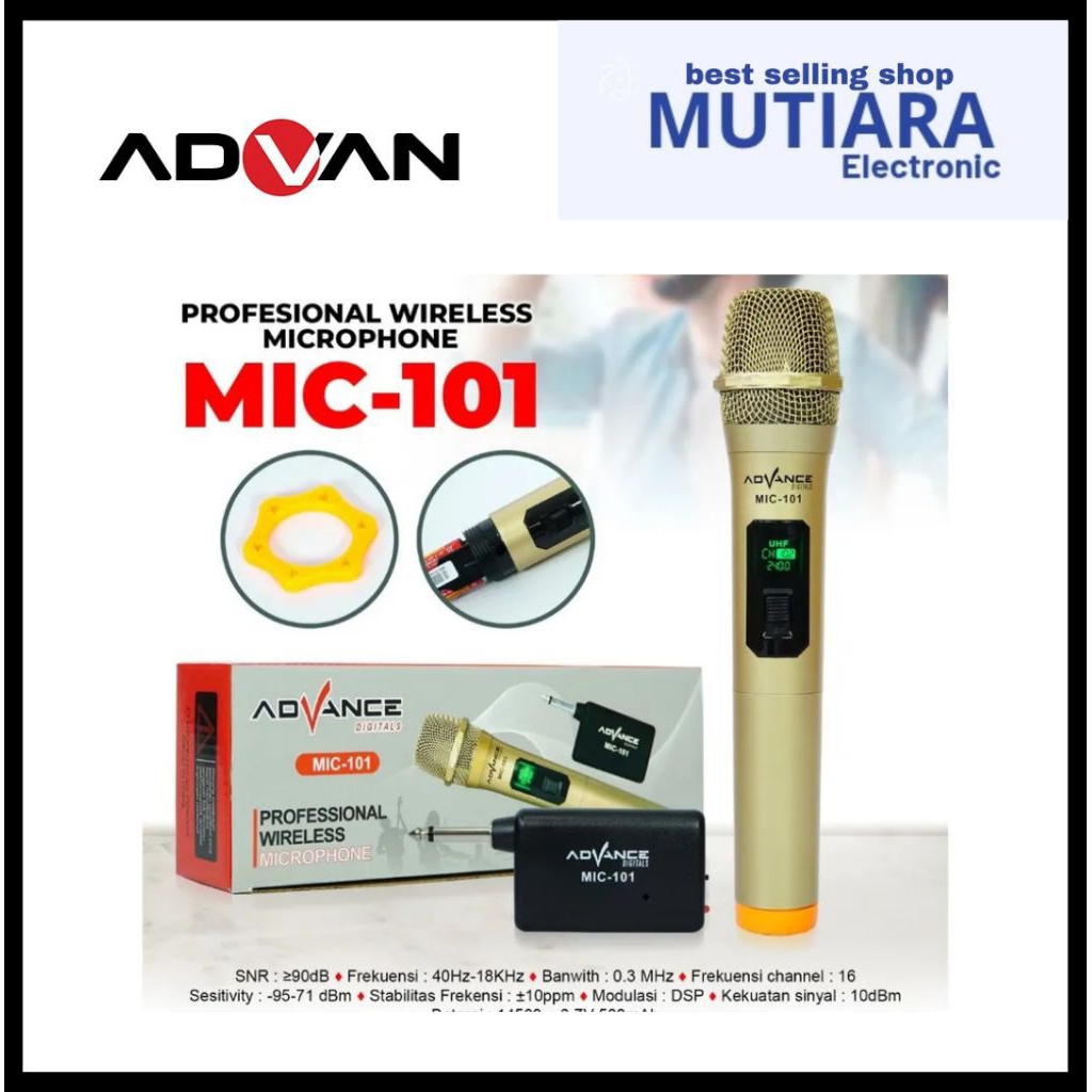 MIC WIRELESS ADVANCE MIC 101