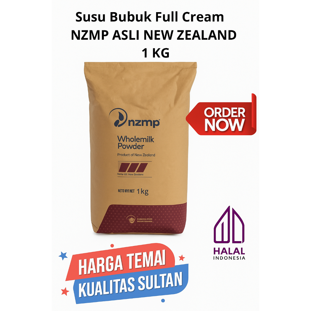 SUSU BUBUK FULL CREAM NZMP 25KG