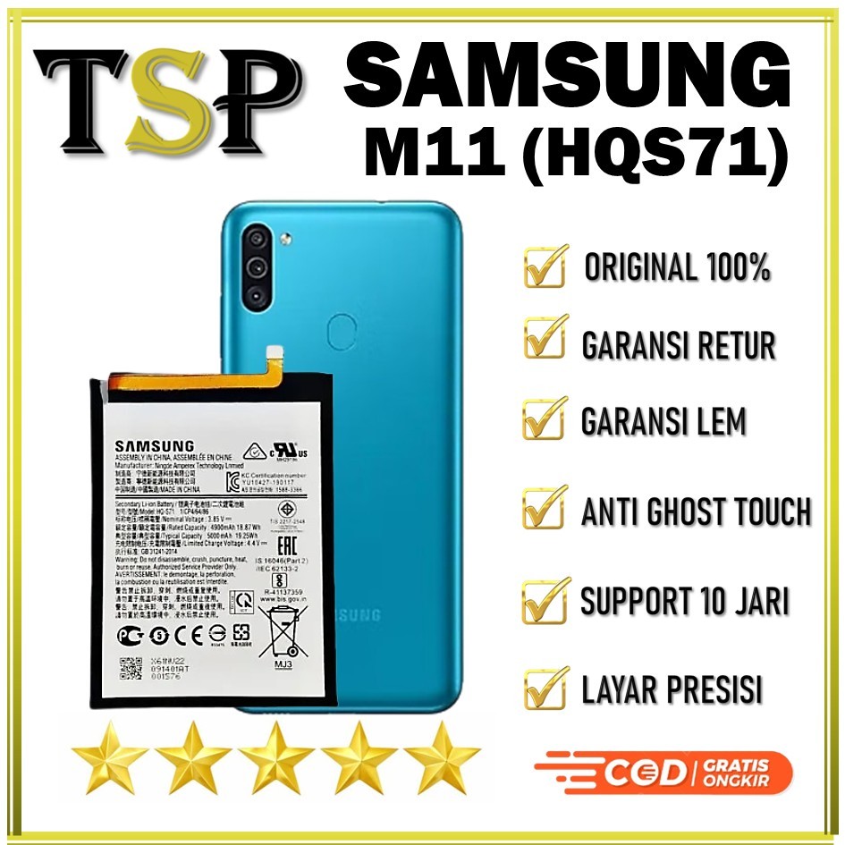 BATERAI SAMSUNG HQS71 SAMSUNG M11 Batre Batrai Baterai ORIGINAL 100%