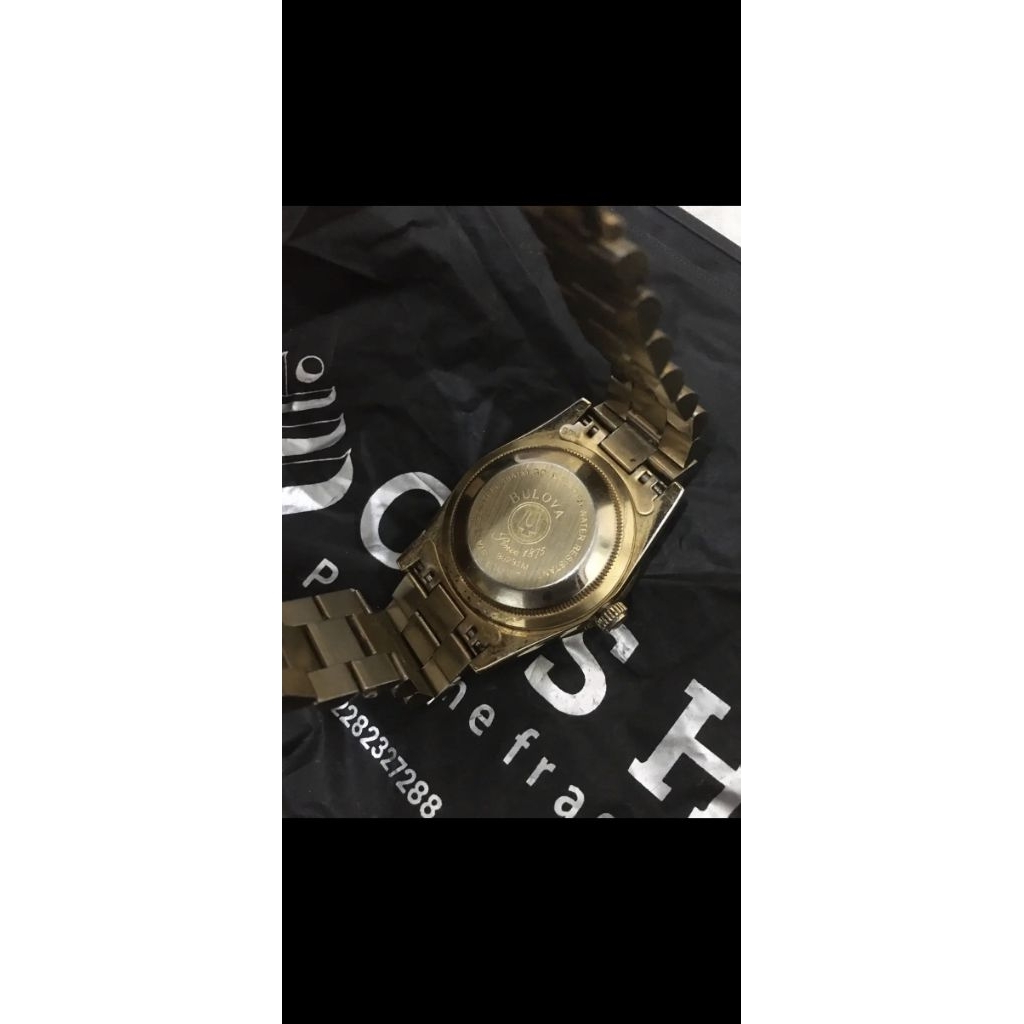 jam tangan pria wanita automatic,Bulova Super Seville gold