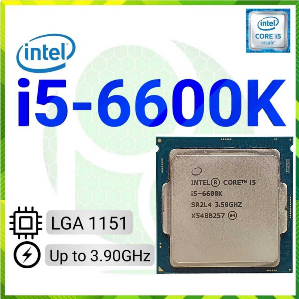 Intel i5 6600K 3.50GHz | 1151 Processor Prosesor CPU i5 6600 K