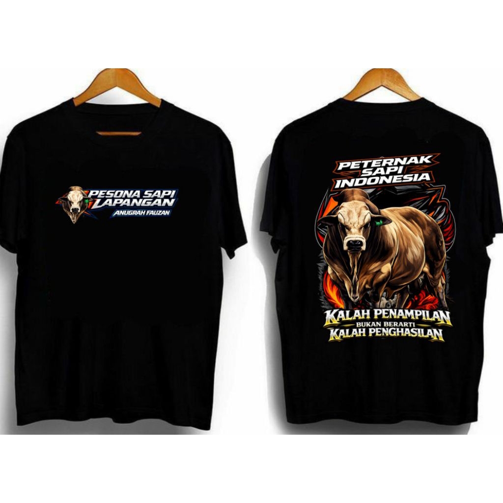 kaos sapi request desain sapi Brahman pesona sapi lapangan