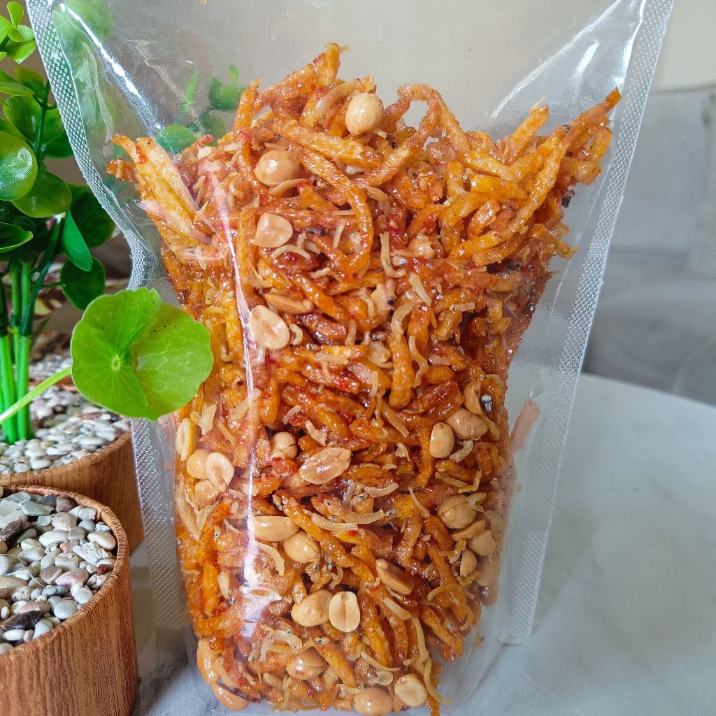 250gr kentang Mustofa mix teri kacang