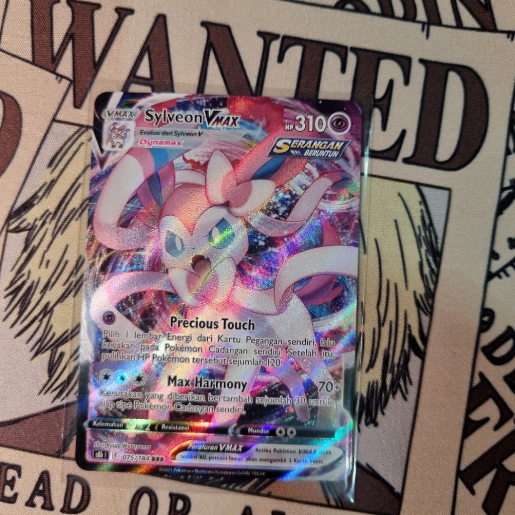 Sylveon Vmax RRR Pokemon TCG Indo