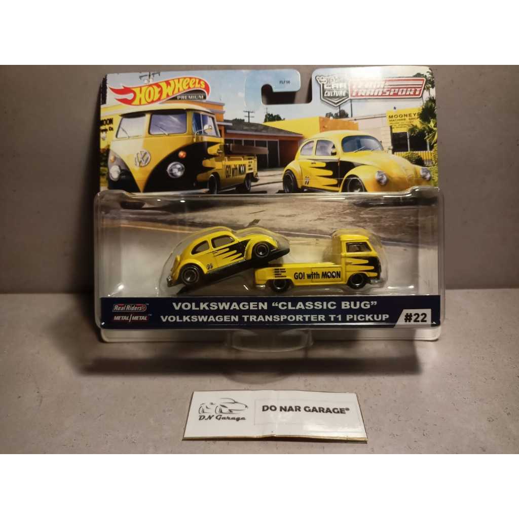 Hotwheels Premium Team Transport (2020 – Mix 2) – Volkswagen “Classic Bug” – Volkswagen Transporter 