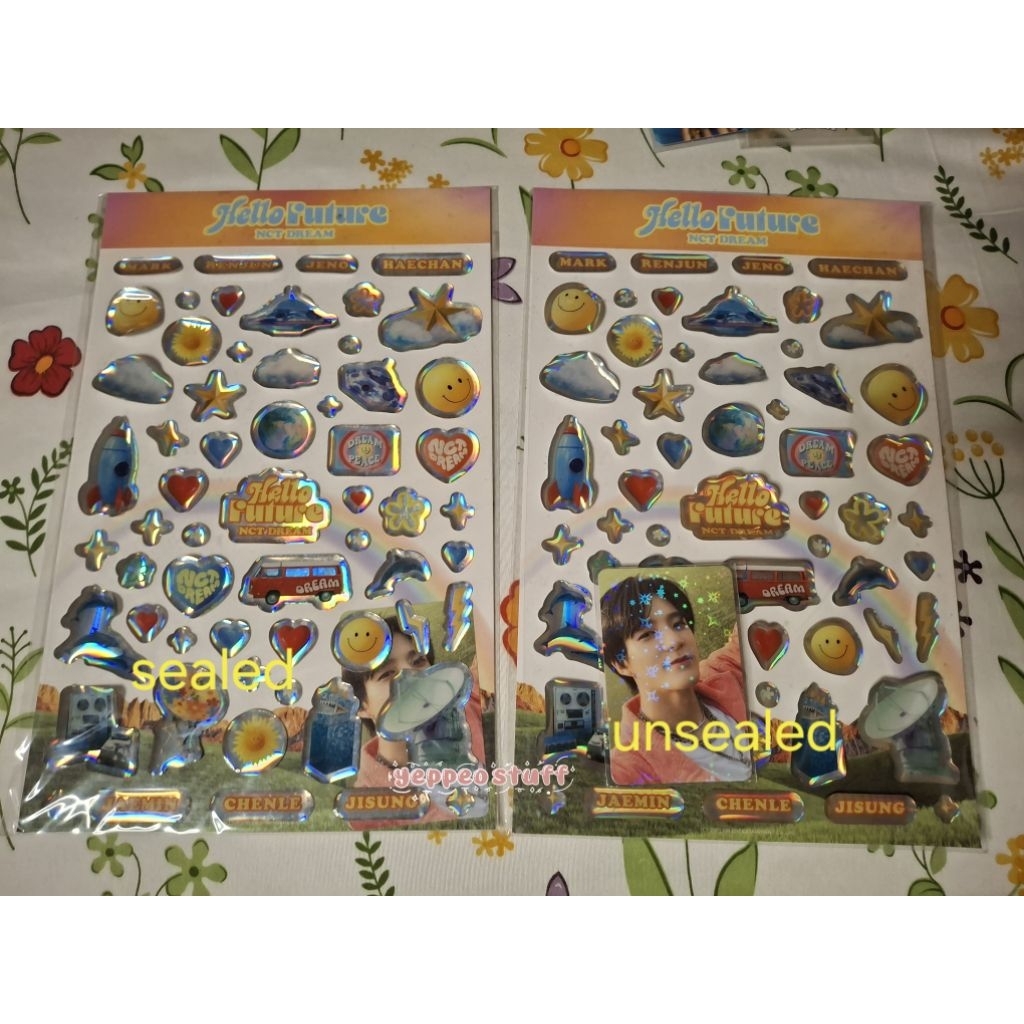 [READY] EPOXY STICKER + PC JENO NCT DREAM HELLO FUTURE OFFICIAL MD SEALED