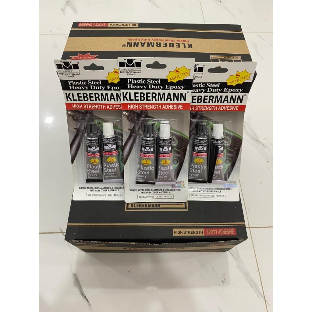 Lem Epoxy Serbaguna 5 Menit / Lem Dua Warna 5 Menit Kering / Lem Epoxy Klebermann