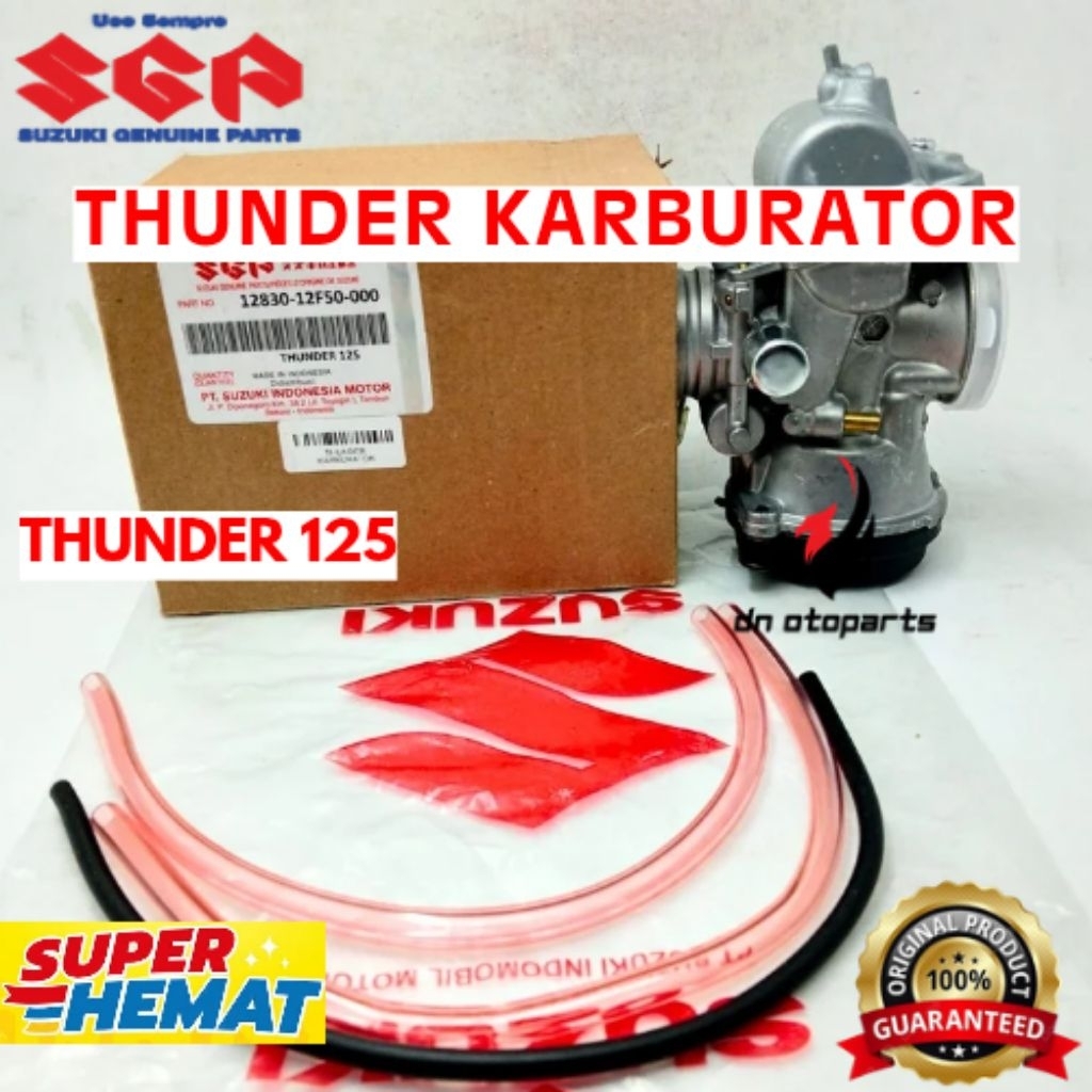 KARBURATOR ORIGINAL SUZUKI KODE THUNDER, KARBURATOR THUNDER 125, KARBURATOR SHOGUN 110, KARBURATOR  