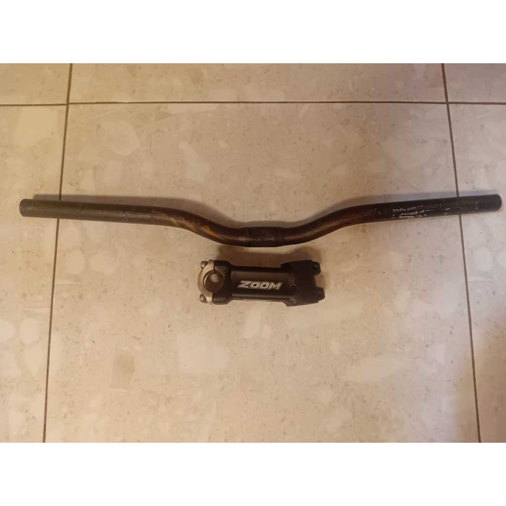 Handlebar Stang Rise Bar Polygon MTB Commuter Hybrid Fixie Sepeda Gunung